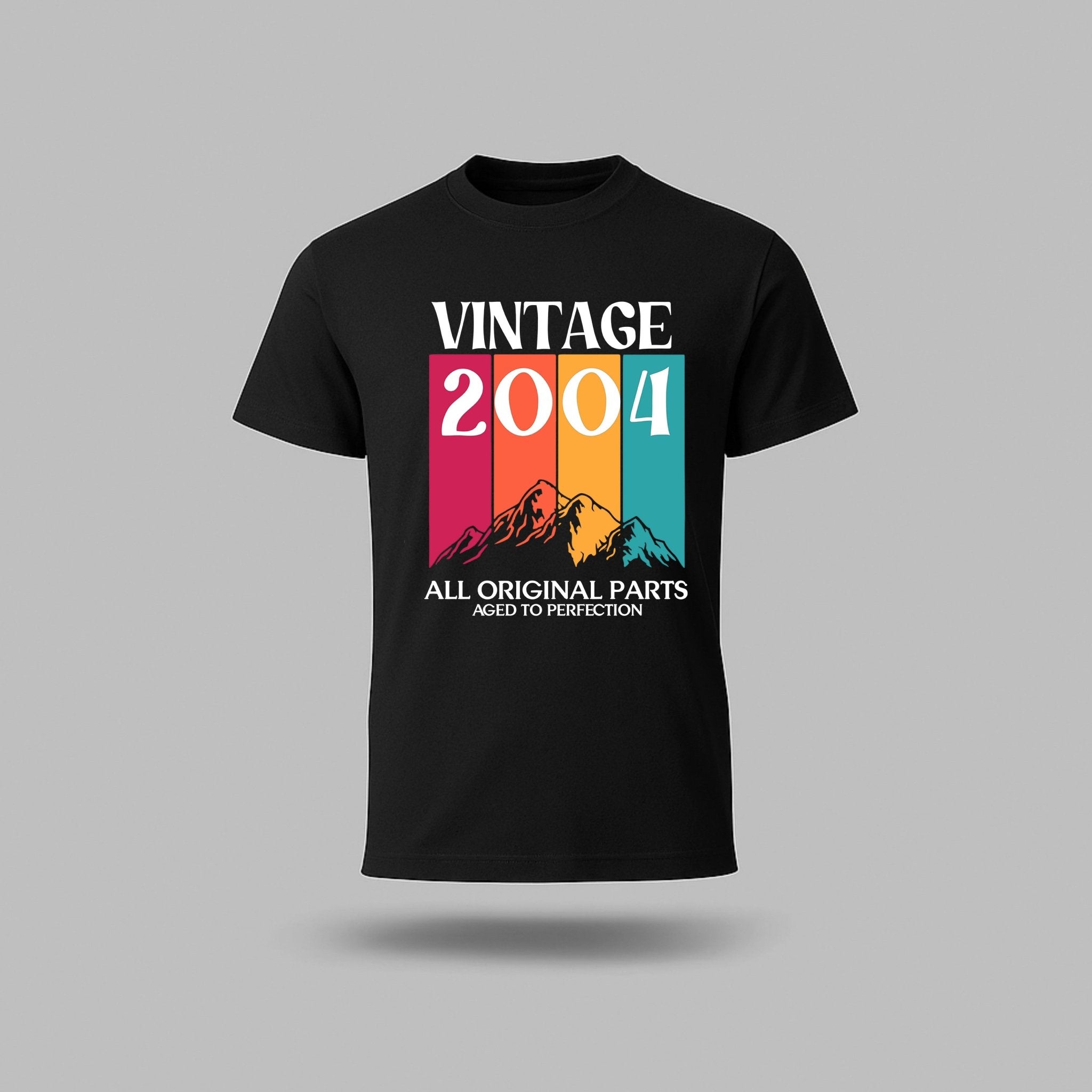 21st Birthday T-Shirt Vintage Mountain - birthdaytees.co