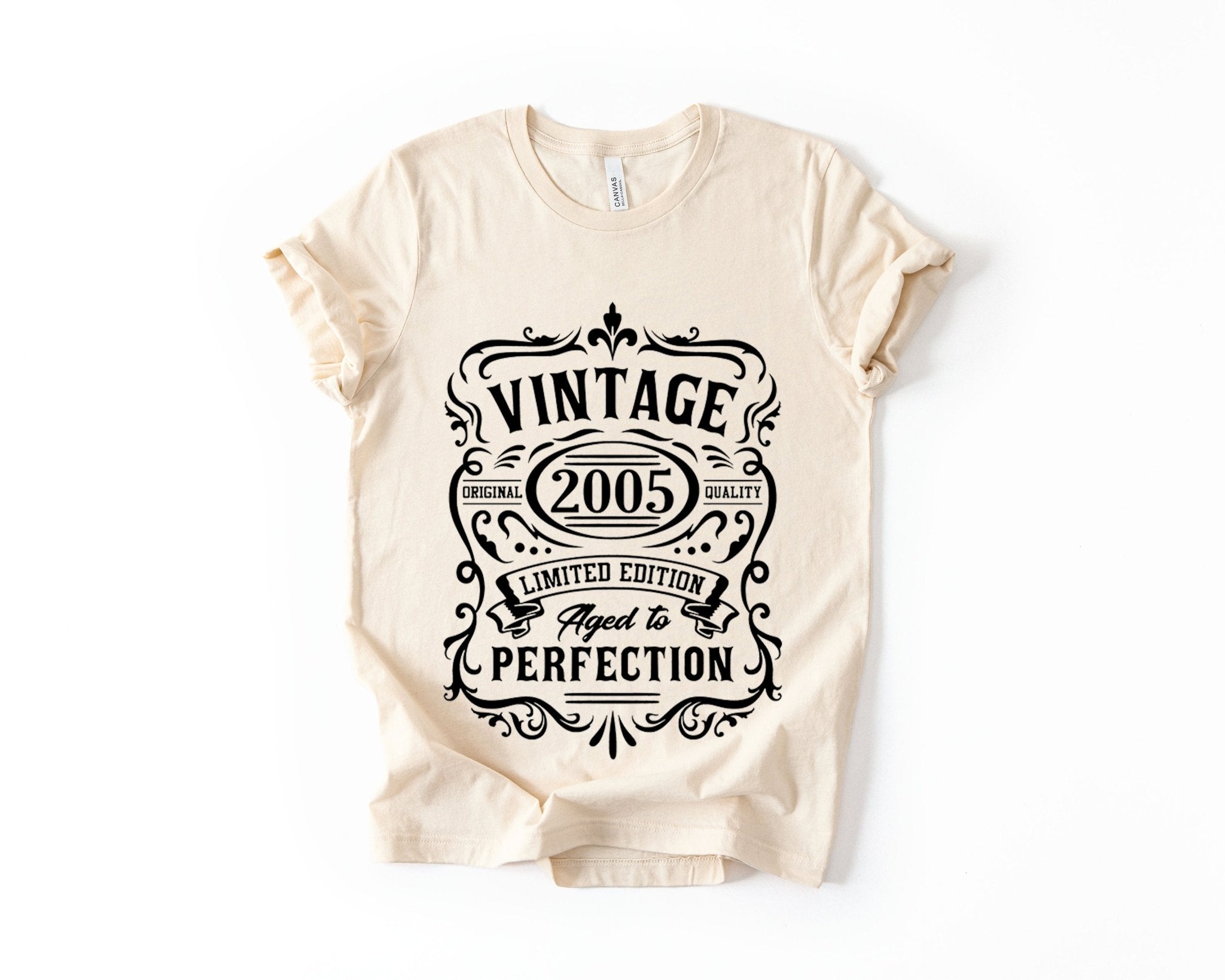 21st Birthday T-Shirt - Vintage Perfection - Birthday Tees