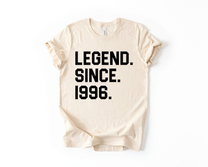 30th Birthday T-shirt - Legend Since - Birthday Tees