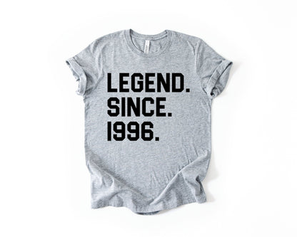 30th Birthday T-shirt - Legend Since - Birthday Tees