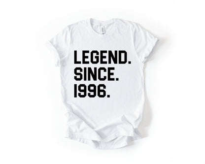 30th Birthday T-shirt - Legend Since - Birthday Tees