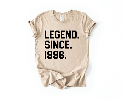 30th Birthday T-shirt - Legend Since - Birthday Tees