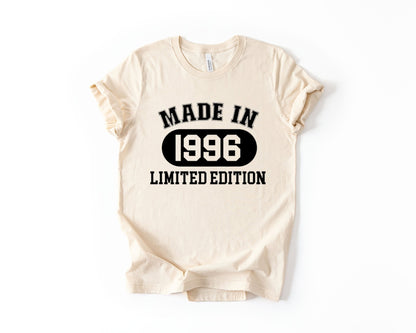 30th Birthday T-shirt - Made In - Birthday Tees