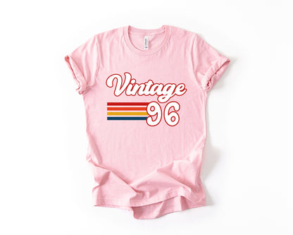30th Birthday T-shirt, Retro Vintage - Birthday Tees
