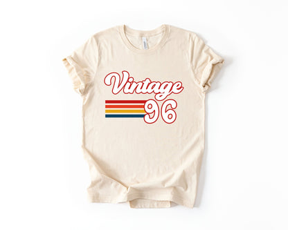 30th Birthday T-shirt, Retro Vintage - Birthday Tees