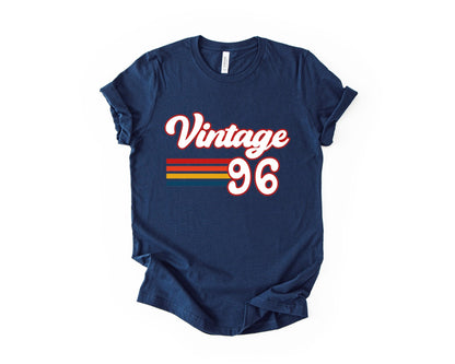 30th Birthday T-shirt, Retro Vintage - Birthday Tees