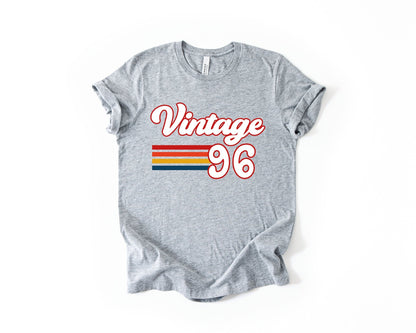30th Birthday T-shirt, Retro Vintage - Birthday Tees
