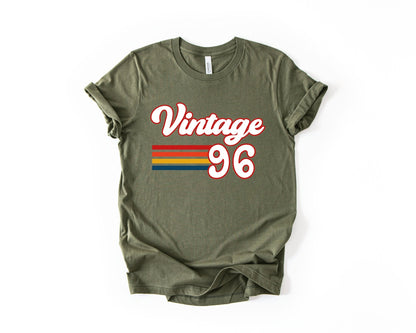 30th Birthday T-shirt, Retro Vintage - Birthday Tees