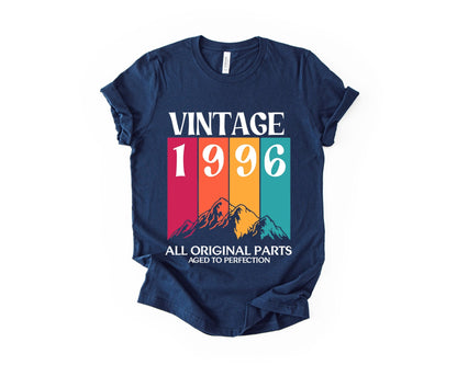 30th Birthday T-Shirt Vintage Mountain - Birthday Tees
