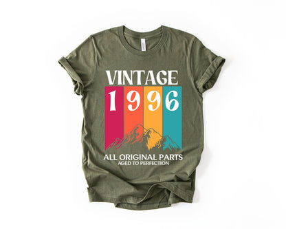 30th Birthday T-Shirt Vintage Mountain - Birthday Tees