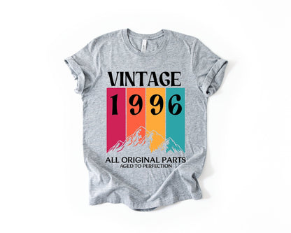 30th Birthday T-Shirt Vintage Mountain - Birthday Tees