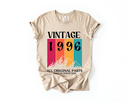 30th Birthday T-Shirt Vintage Mountain - Birthday Tees