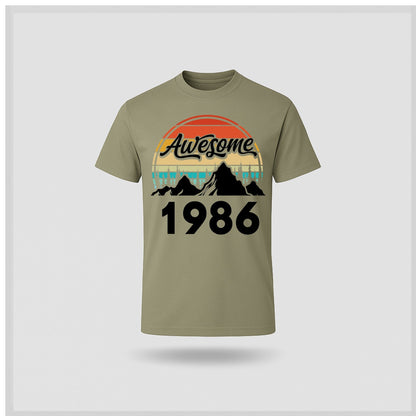 40th Birthday T-Shirt Awesome High - Birthday Tees