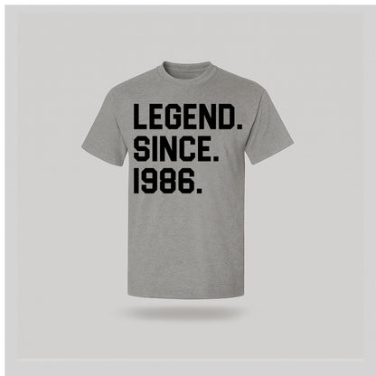 40th Birthday T-shirt - Legend Since - Birthday Tees