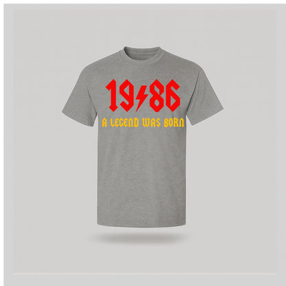 40th Birthday T-Shirt Rock Star - Birthday Tees