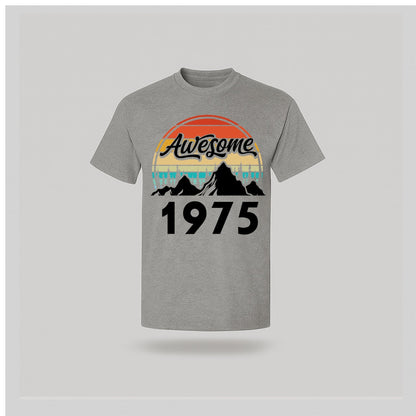 50th Birthday T-Shirt Awesome High - birthdaytees.co