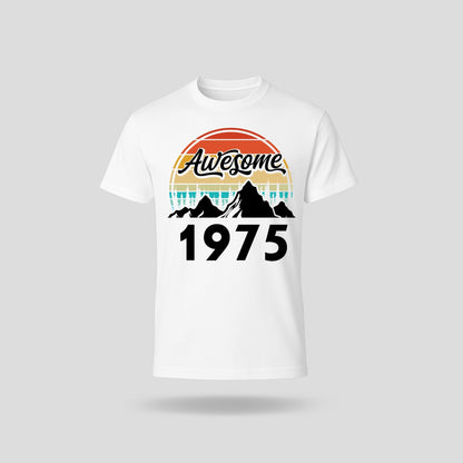 50th Birthday T-Shirt Awesome High - birthdaytees.co