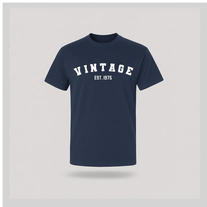 50th Birthday T-Shirt Classic Vintage - birthdaytees.co