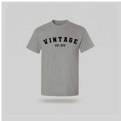 50th Birthday T-Shirt Classic Vintage - birthdaytees.co