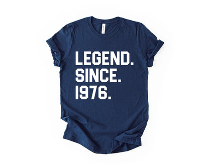 50th Birthday T-shirt - Legend Since - Birthday Tees