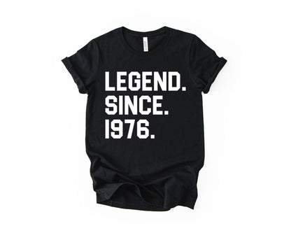 50th Birthday T-shirt - Legend Since - Birthday Tees