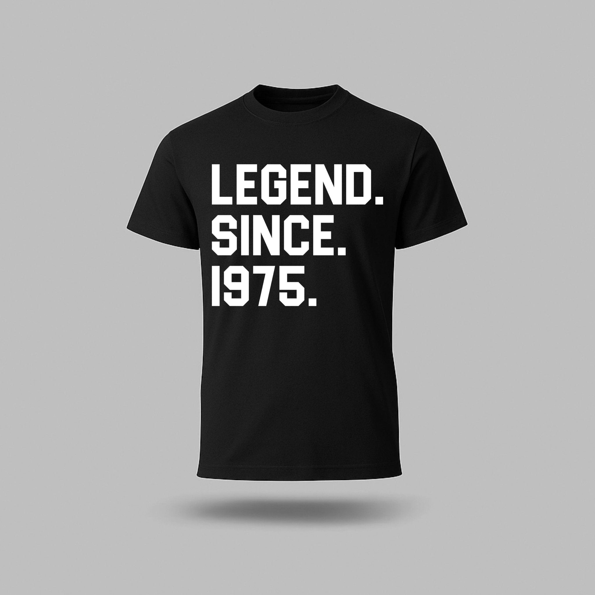 50th Birthday T-shirt - Legend Since - birthdaytees.co