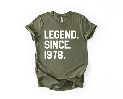 50th Birthday T-shirt - Legend Since - Birthday Tees