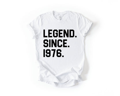 50th Birthday T-shirt - Legend Since - Birthday Tees