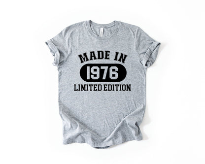 50th Birthday T-shirt - Made In - Birthday Tees