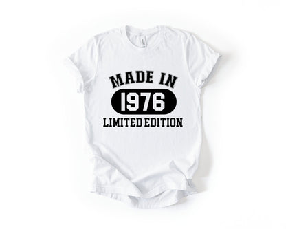 50th Birthday T-shirt - Made In - Birthday Tees