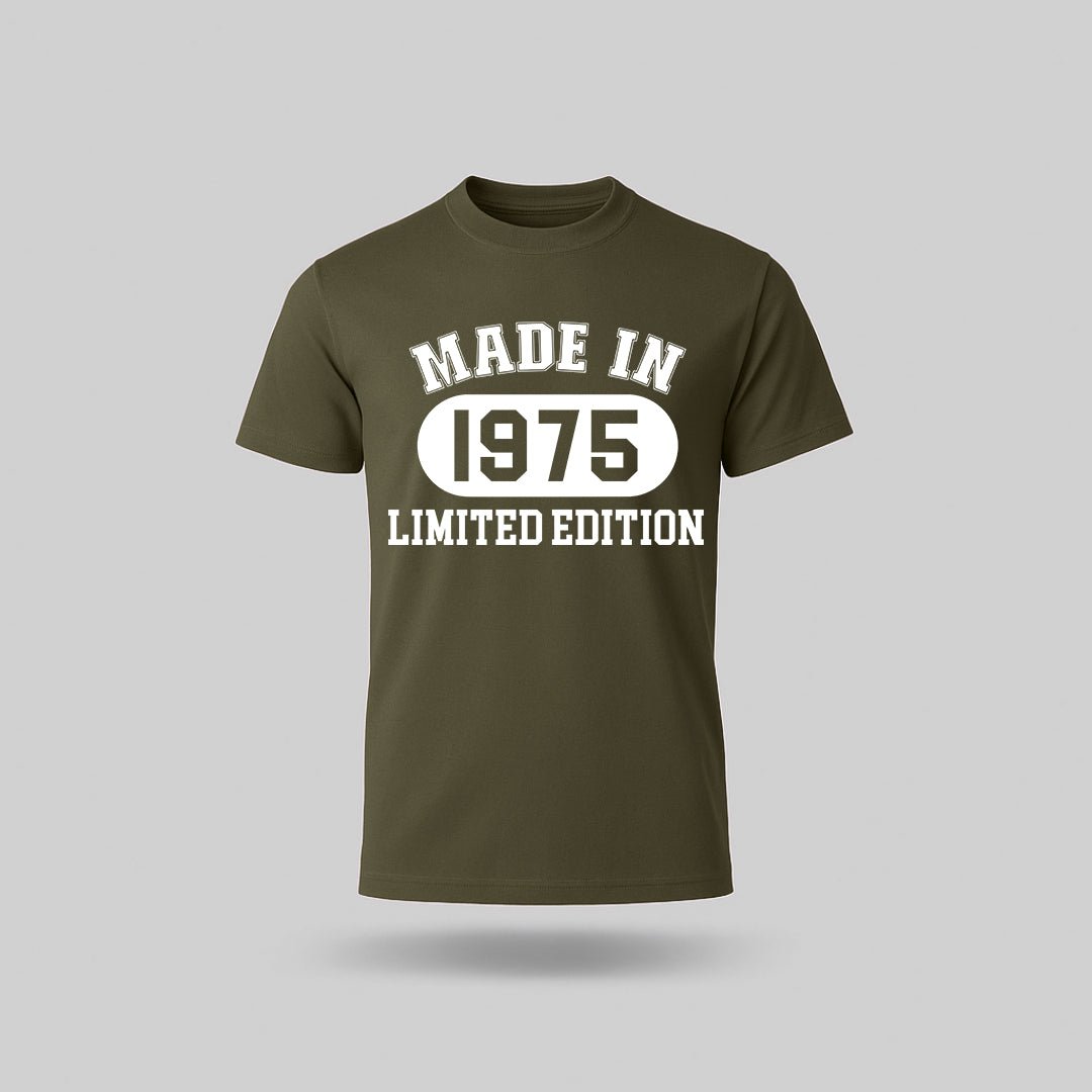 50th Birthday T-shirt - Made In - birthdaytees.co