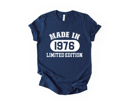 50th Birthday T-shirt - Made In - Birthday Tees