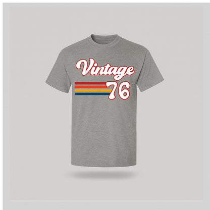 50th Birthday T-shirt, Retro Vintage - Birthday Tees