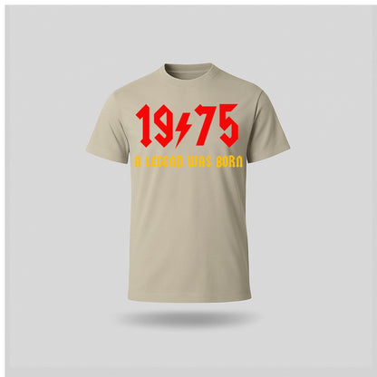 50th Birthday T-Shirt Rock Star - birthdaytees.co
