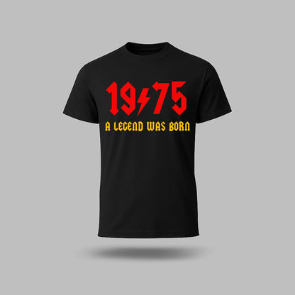 50th Birthday T-Shirt Rock Star - birthdaytees.co
