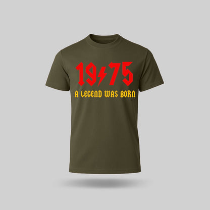 50th Birthday T-Shirt Rock Star - birthdaytees.co