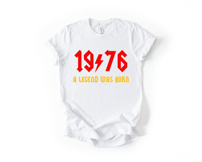 50th Birthday T-Shirt Rock Star - Birthday Tees