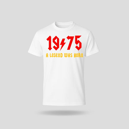 50th Birthday T-Shirt Rock Star - birthdaytees.co