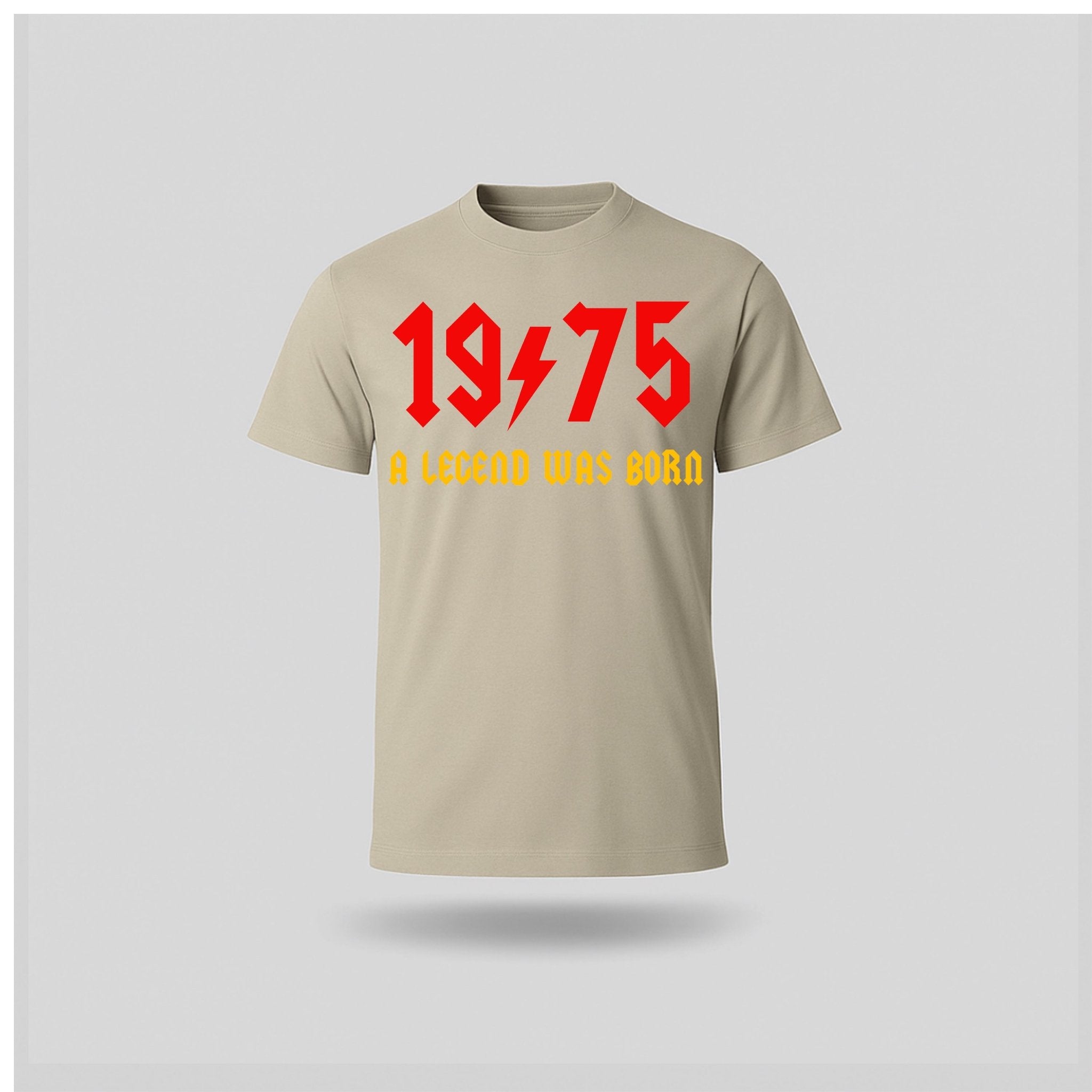 50th Birthday T-Shirt Rock Star - birthdaytees.co