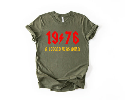 50th Birthday T-Shirt Rock Star - Birthday Tees