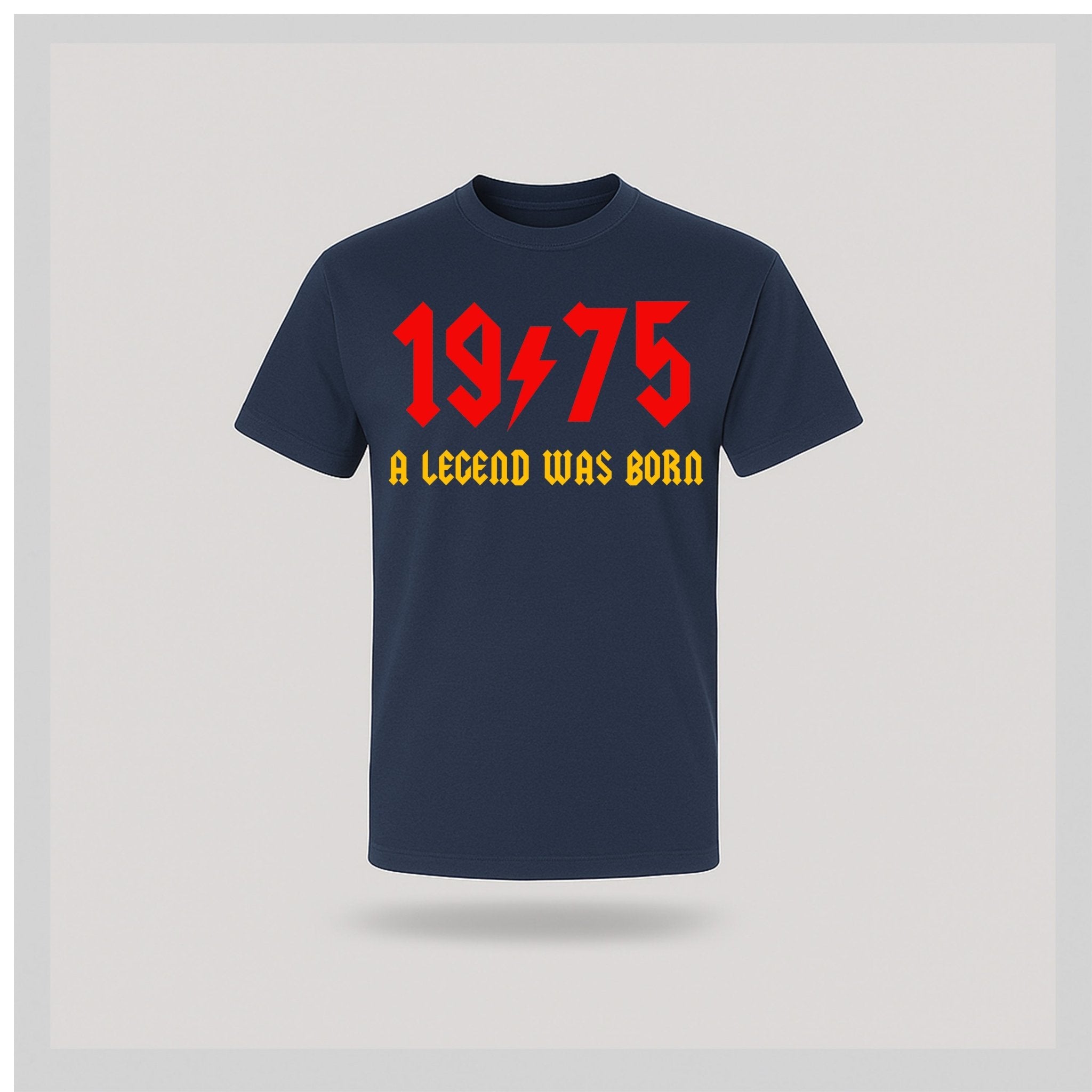 50th Birthday T-Shirt Rock Star - birthdaytees.co