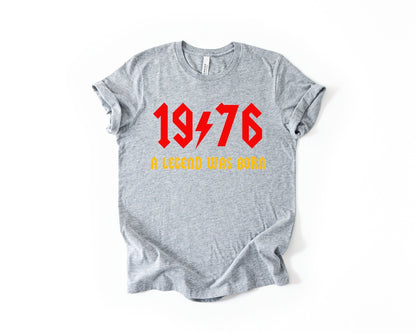 50th Birthday T-Shirt Rock Star - Birthday Tees