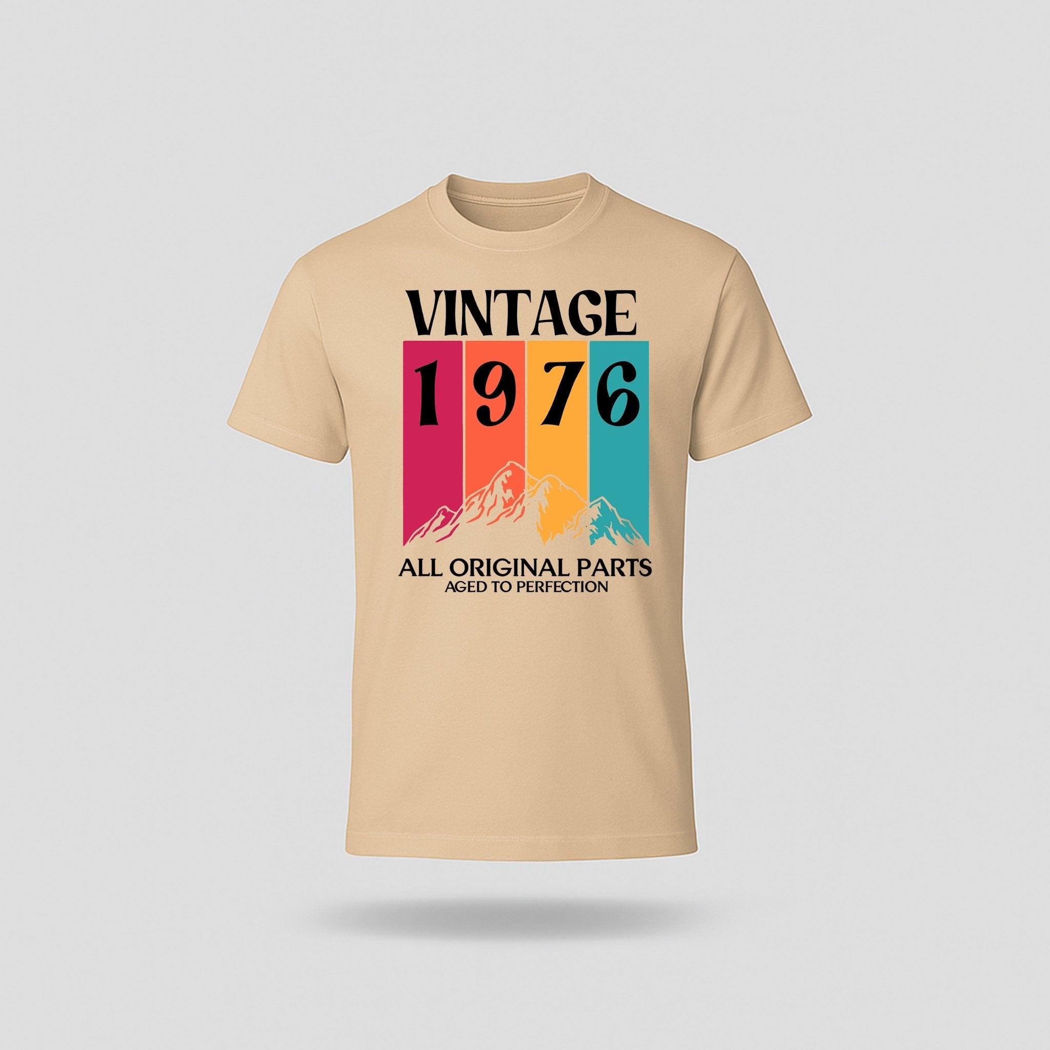 50th Birthday T-Shirt Vintage Mountain - Birthday Tees