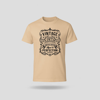 50th Birthday T-Shirt - Vintage Perfection - birthdaytees.co