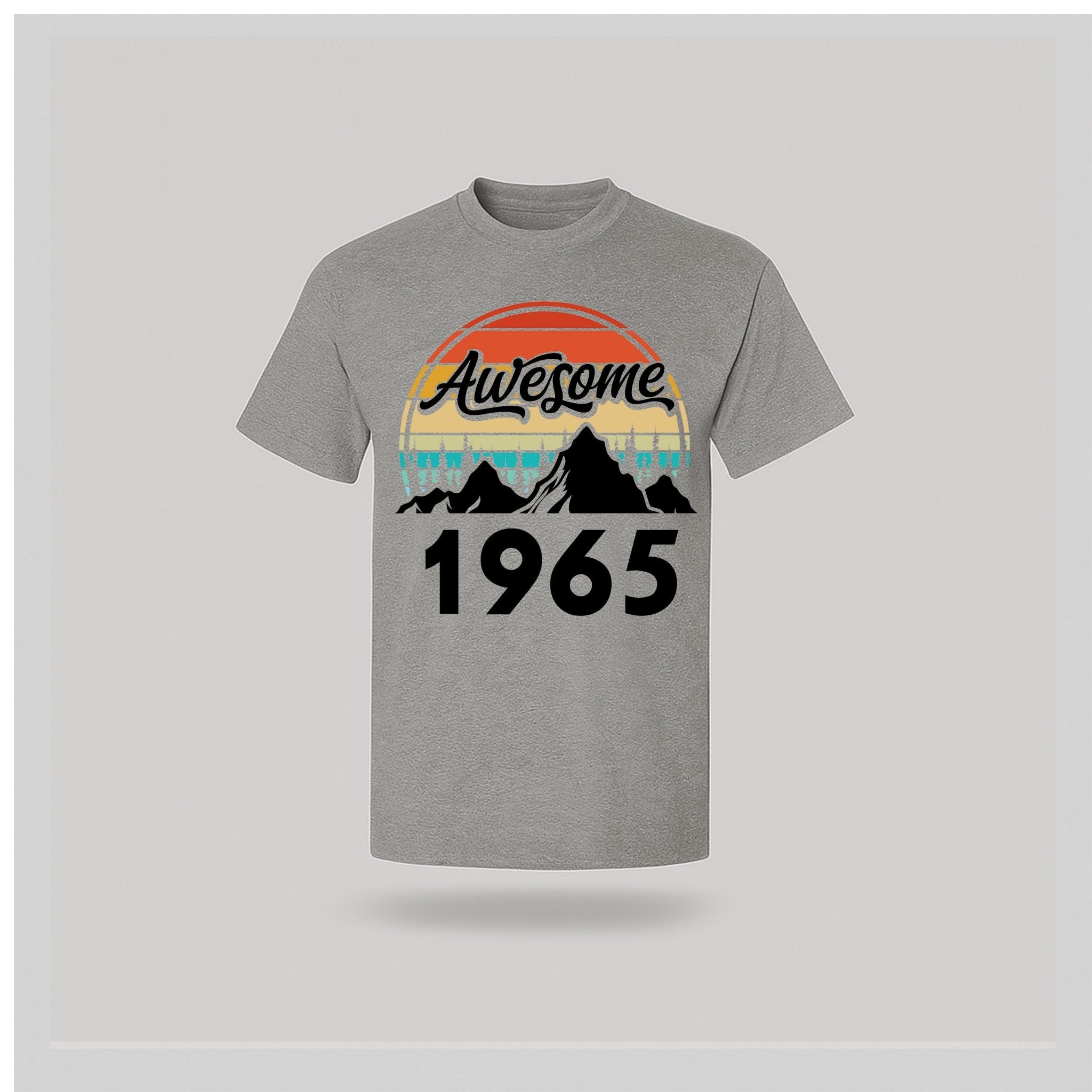 60th Birthday T-Shirt Awesome High - birthdaytees.co