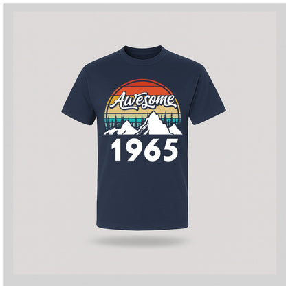 60th Birthday T-Shirt Awesome High - birthdaytees.co