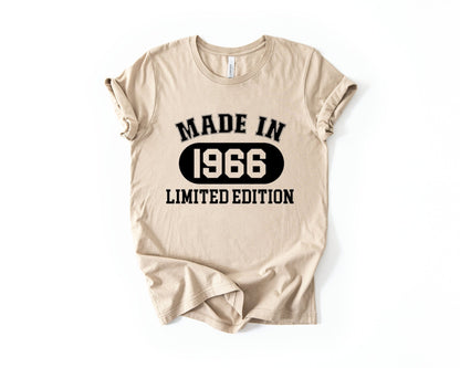 60th Birthday T-shirt - Made In - Birthday Tees