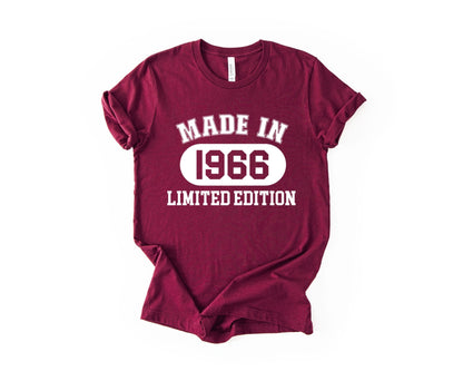 60th Birthday T-shirt - Made In - Birthday Tees