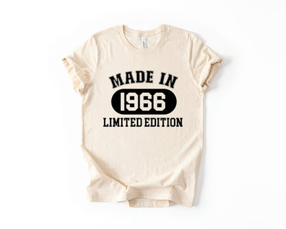 60th Birthday T-shirt - Made In - Birthday Tees