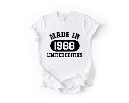 60th Birthday T-shirt - Made In - Birthday Tees
